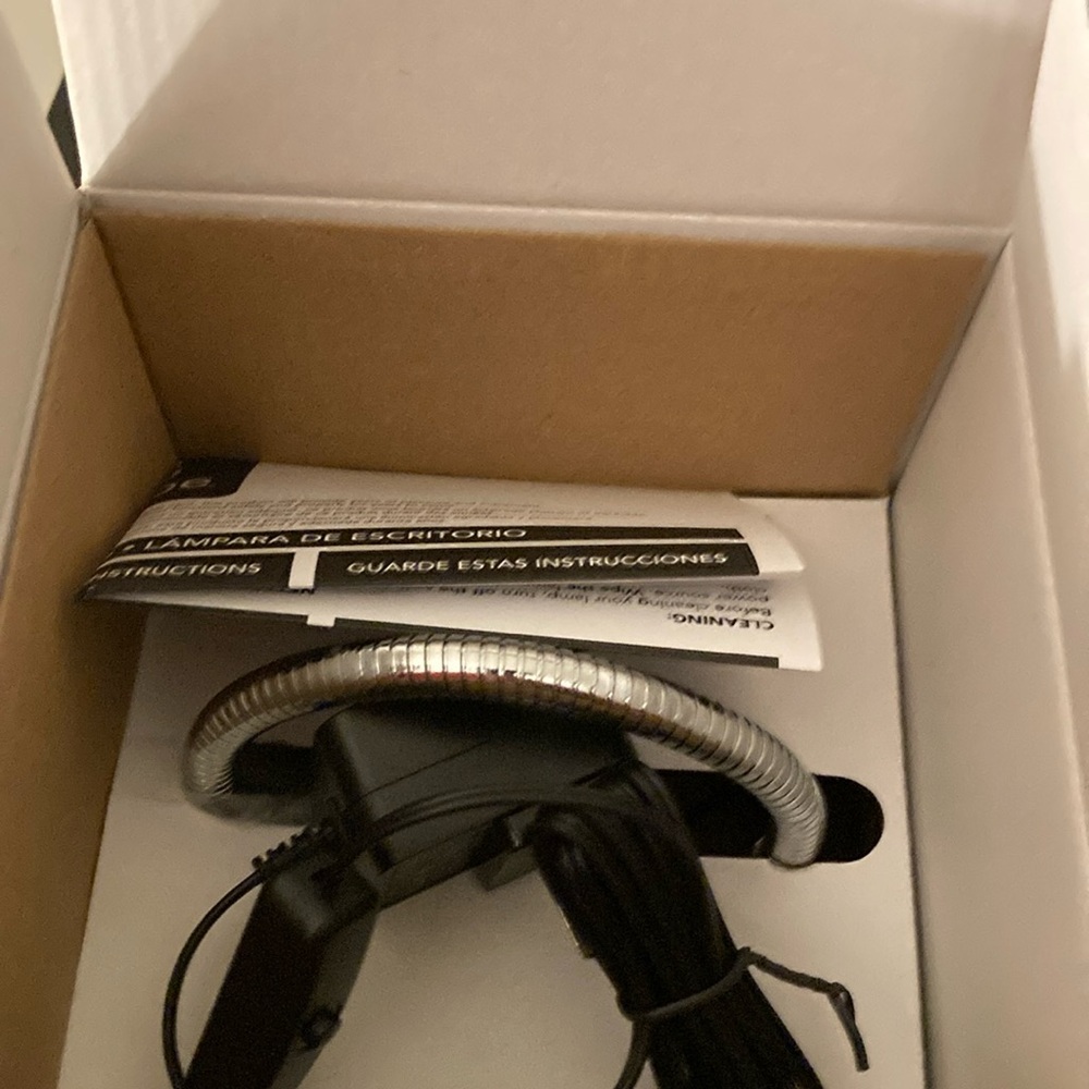 New inbox desk lamp